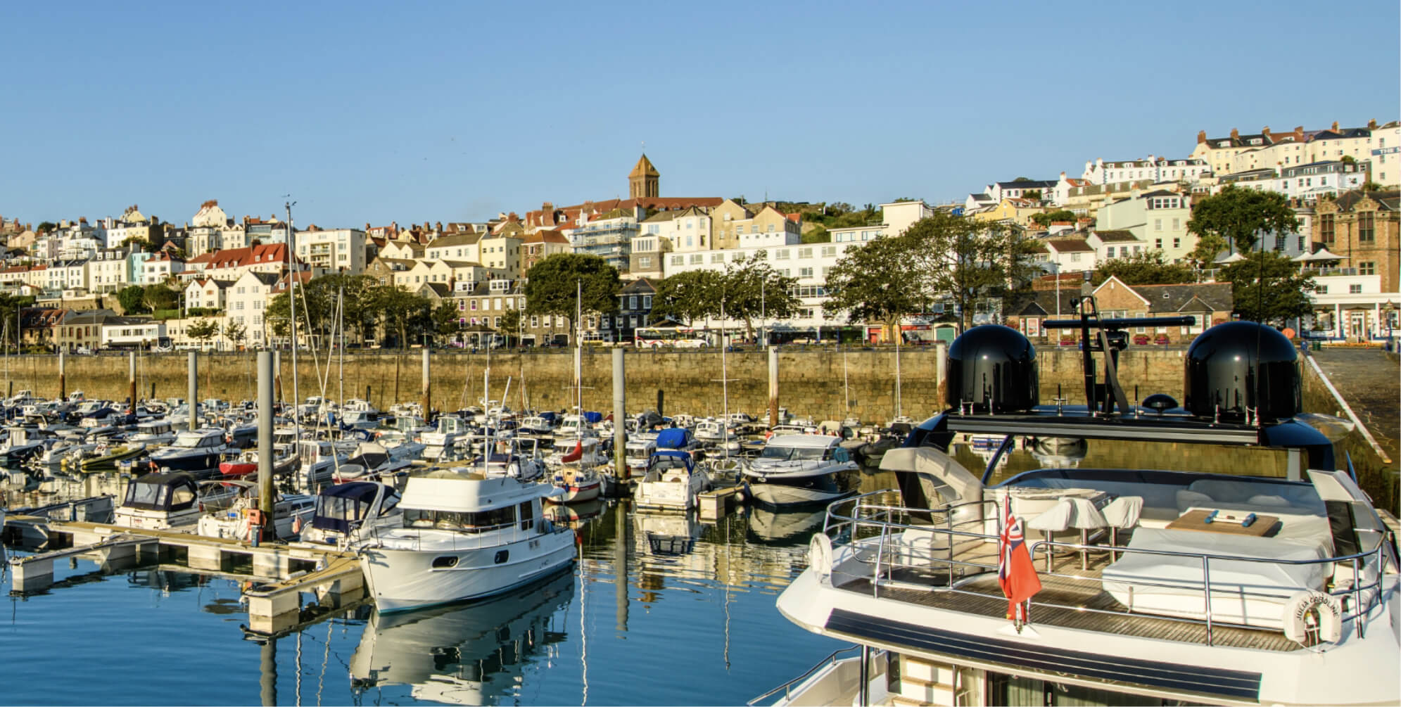 View of Guernsey Harbour