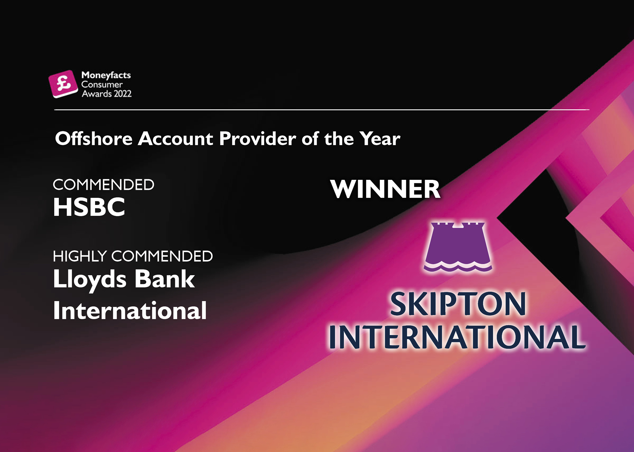 Offshore Account provider of the year