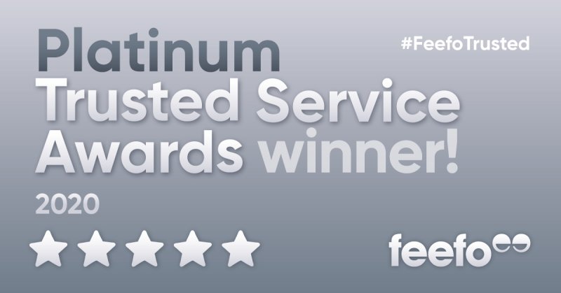 Platinum trusted services award 2020